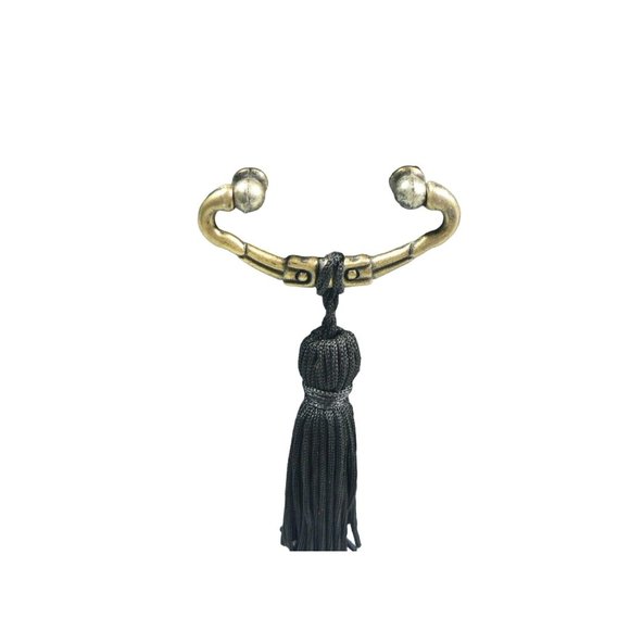 Organizer Napkin Holder Silverware 6 Sections Wood w/ Metal Handles Asian Styled - Picture 10 of 10